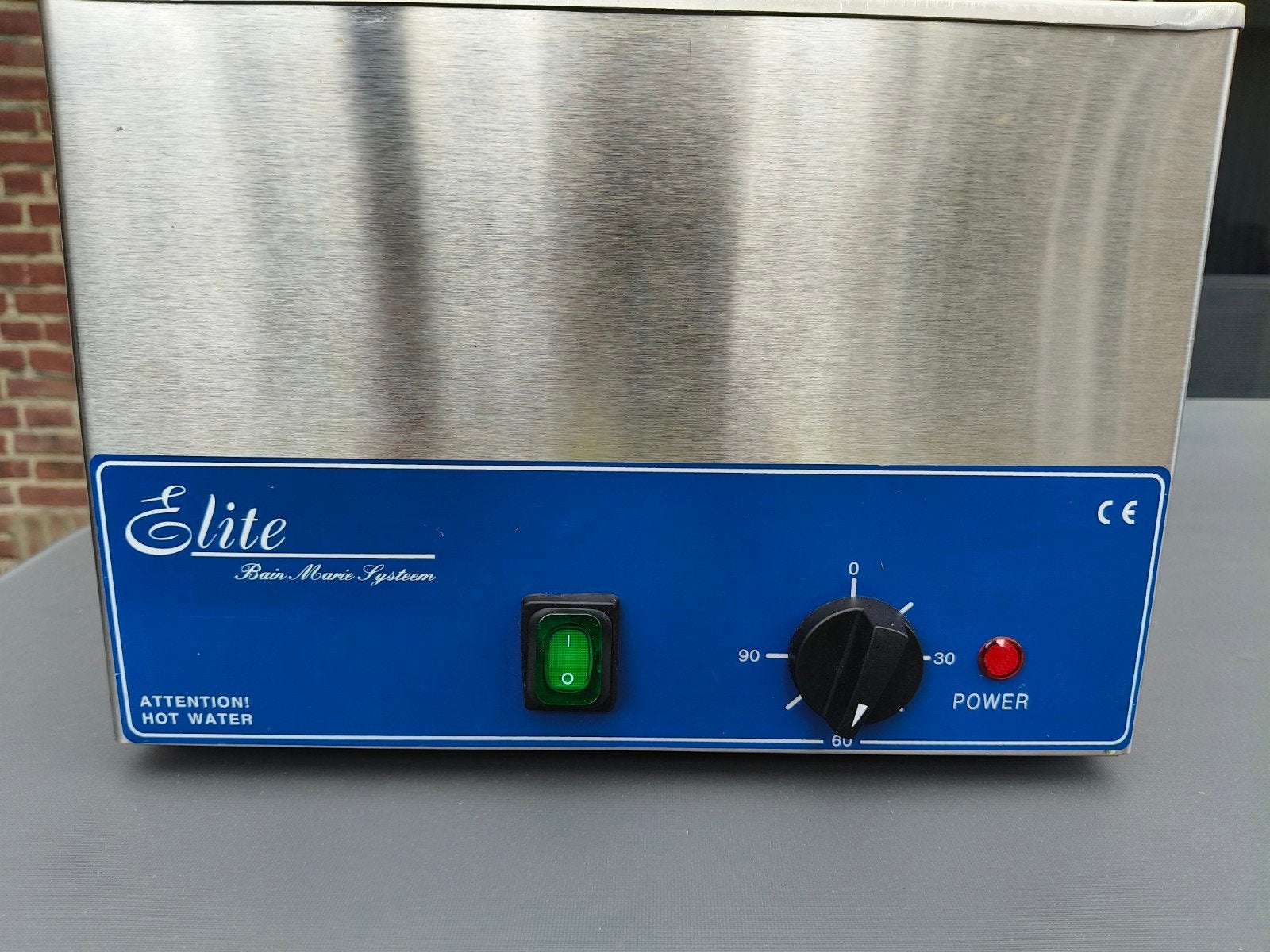 Bain marie en gastronorm bakken, Ophalen