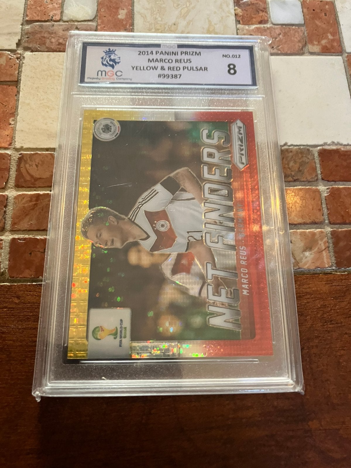 Marco reus panini wk 2014 mint 8, Ophalen of Verzenden, Zo goed als nieuw