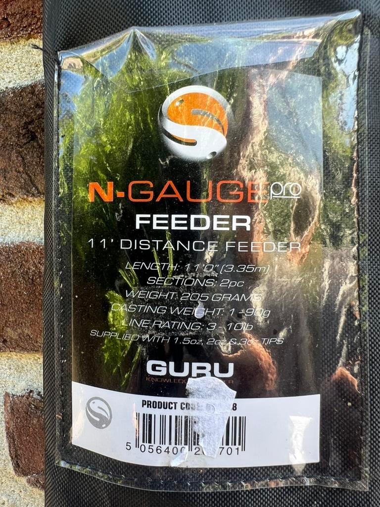 GURU N-GAUGE PRO DISTANCE  FEEDER 11FT(nieuw)Preston,shimano, Ophalen, Nieuw, Werphengel