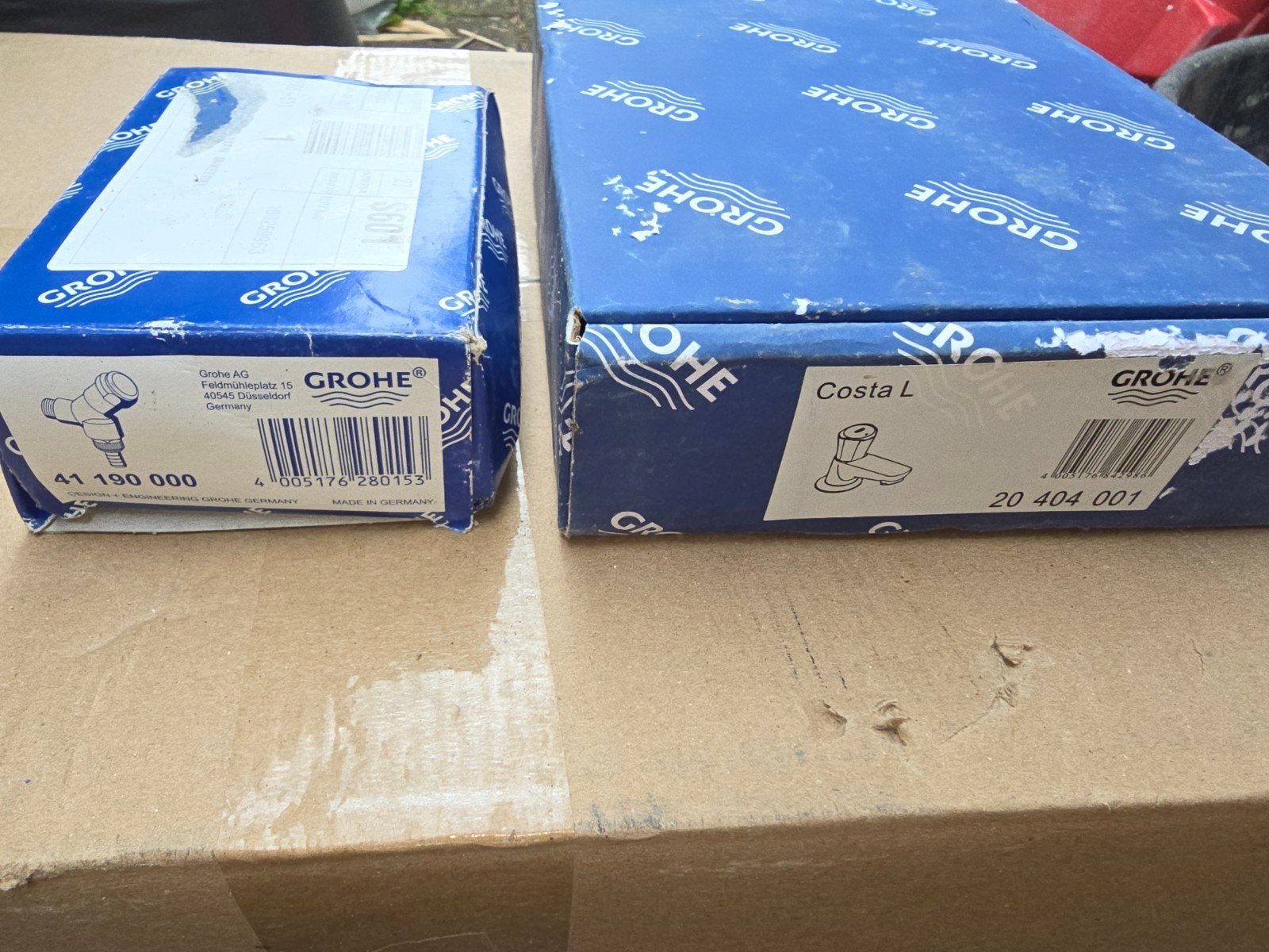 Grohe Costa L fonteinKraan en wasmachine kraan., Doe-het-zelf en Verbouw, Sanitair, Nieuw, Kraan, Ophalen of Verzenden