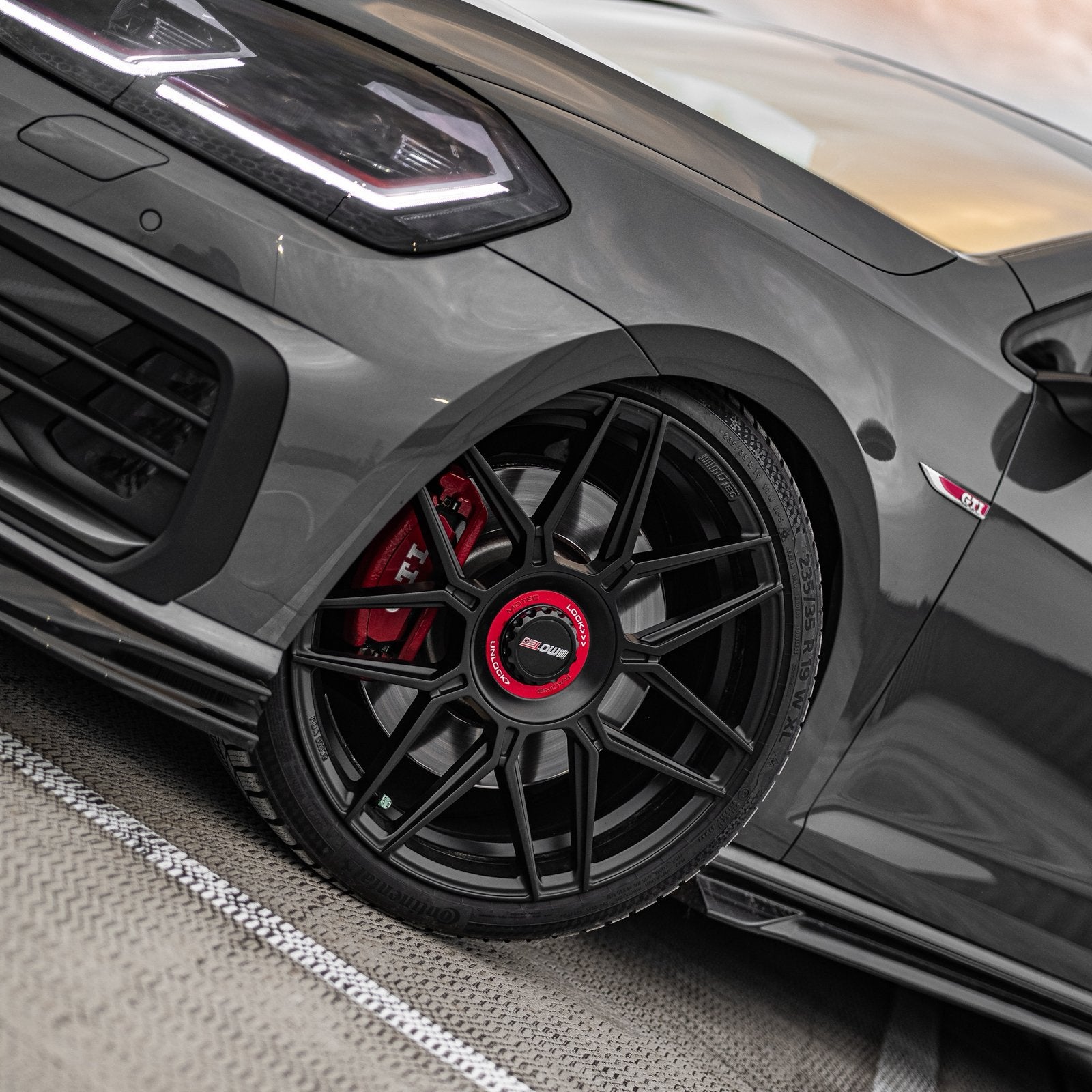 Motec velgen winterset 19’’GT.one (MCT-14), Auto-onderdelen, Gebruikt, Banden en Velgen, Winterbanden, 235 mm