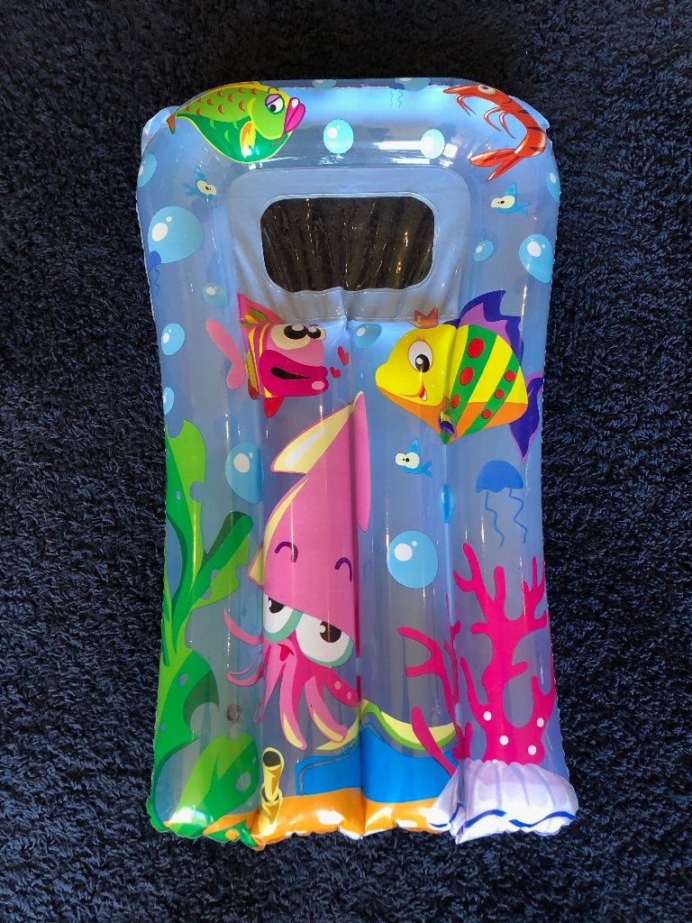 surfplank met doorkijkplastic opblaasbaar, Ophalen of Verzenden, Zo goed als nieuw