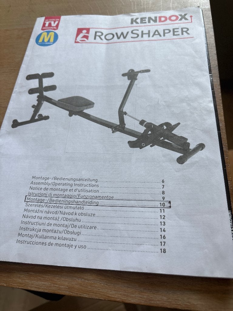 Roeiapparaat merk Row shaper, Ophalen, Zo goed als nieuw, Overige typen