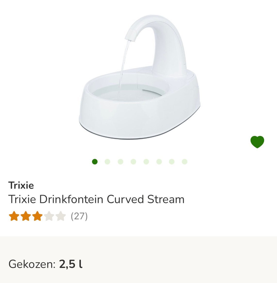 Drinkfontein Trixie NIEUW!!!, Dieren en Toebehoren, Ophalen of Verzenden, Zo goed als nieuw