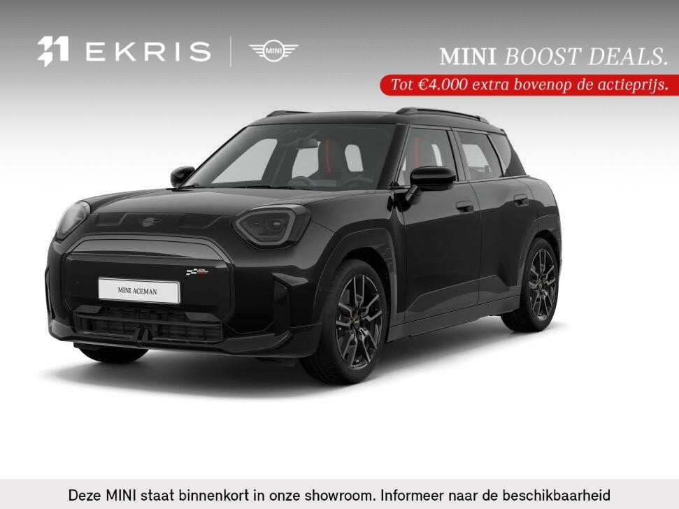 MINI Aceman E John Cooper Works Trim | Pakket S Plus, Stof, Zwart, Zwart, Aceman