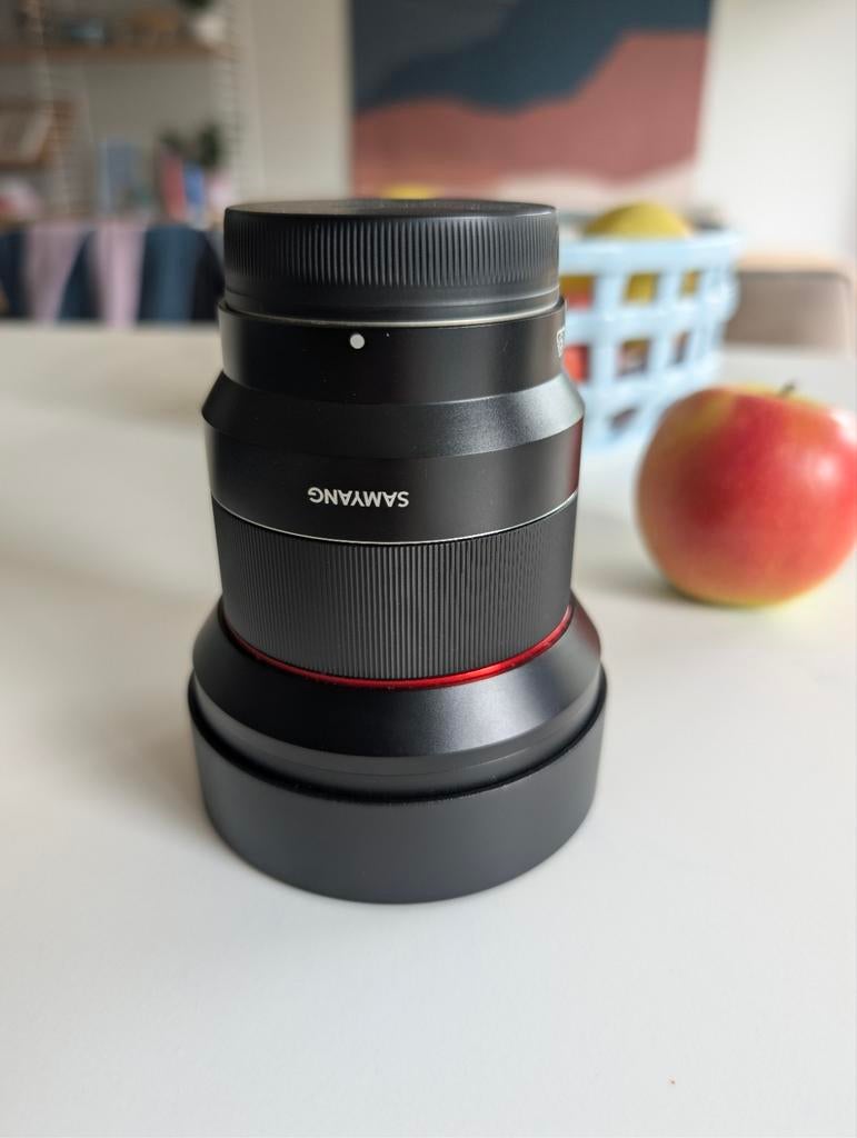 Samyang AF 14mm f/2.8 FE Objectief voor Sony E-mount, Ophalen of Verzenden, Zo goed als nieuw, Groothoeklens