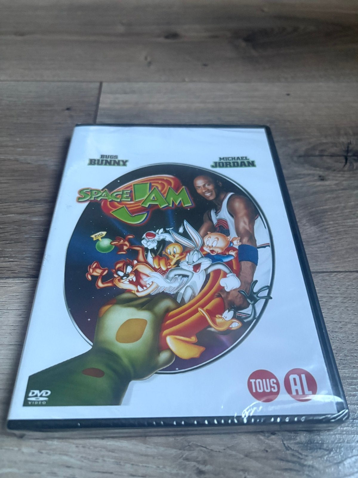Space Jam *Nieuw in plastic* met Michael Jordan, Alle leeftijden, Ophalen of Verzenden, Zo goed als nieuw