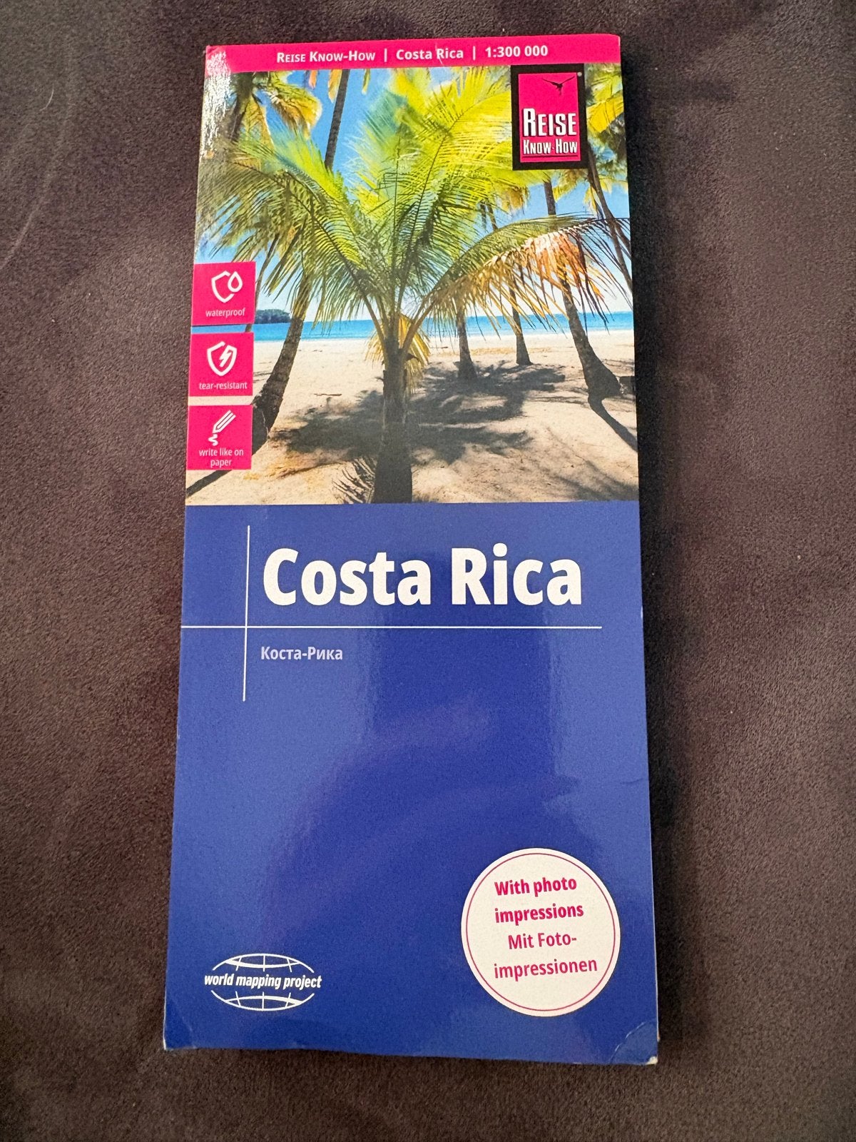 Wegenkaart Costa Rica - Ongebruikt, Ophalen of Verzenden, Nieuw, 2000 tot heden, Landkaart