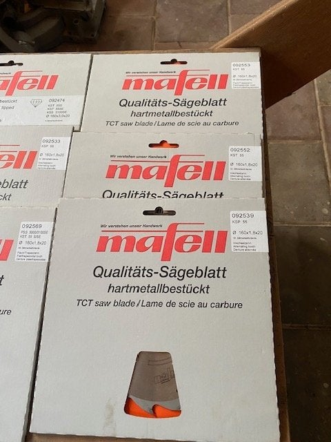 zaagbladen Mafell, Invalzaag, Nieuw, Ophalen of Verzenden, Minder dan 600 watt