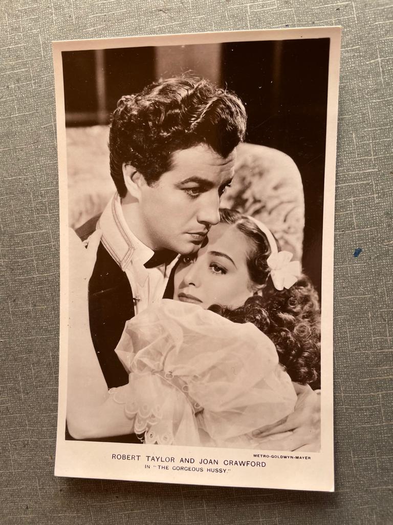 ansichtkaart / kaart van Robert Taylor en Joan Crawford., Verzenden, 1940 tot 1960, Sterren en Beroemdheden