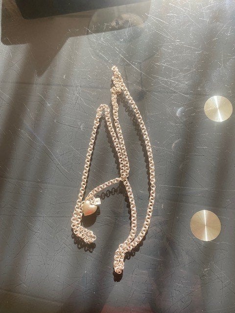 Ketting camps met hartje, Ophalen, Zo goed als nieuw, Overige kleuren, Overige materialen