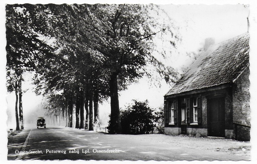 Ossendrecht Putseweg ongelopen Ansichtkaart ( B6885 ), Ophalen of Verzenden, 1940 tot 1960, Ongelopen