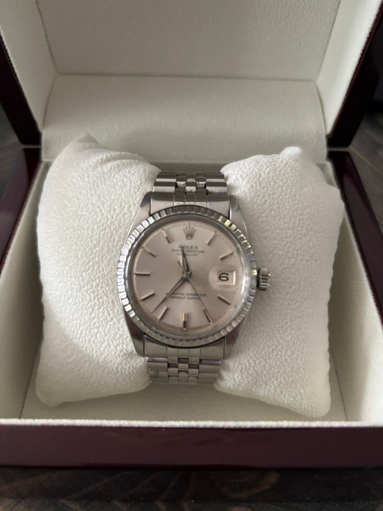 Rolex Datejust 36 mm, Ophalen, Staal, Polshorloge, Zo goed als nieuw