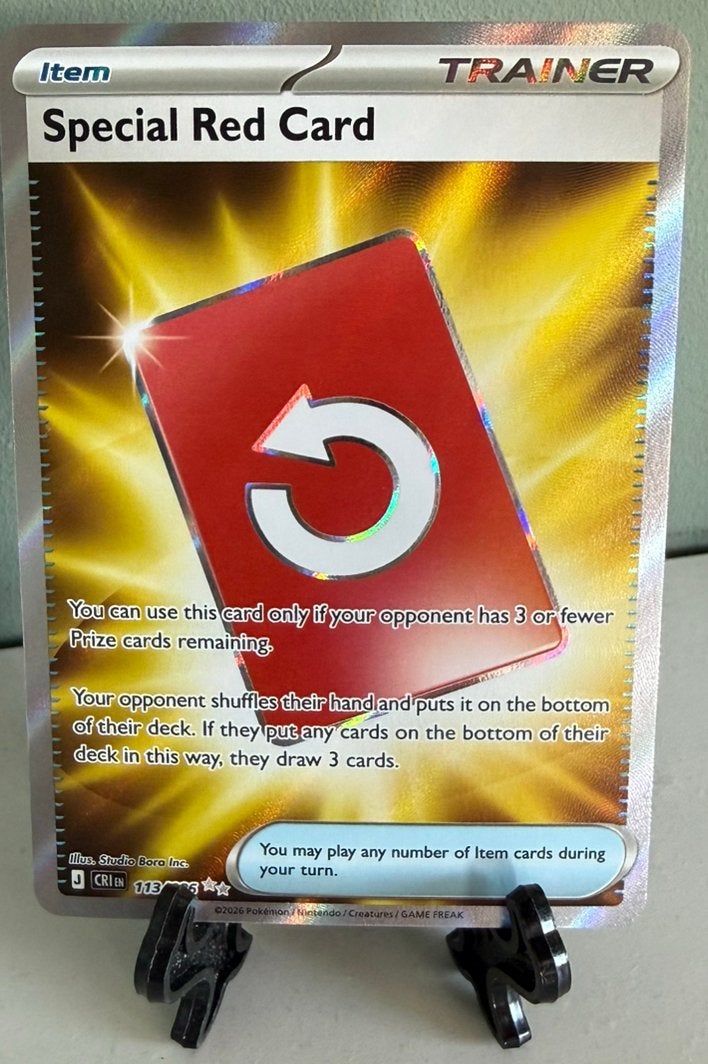 Special red card 113/086, Ophalen of Verzenden, Nieuw