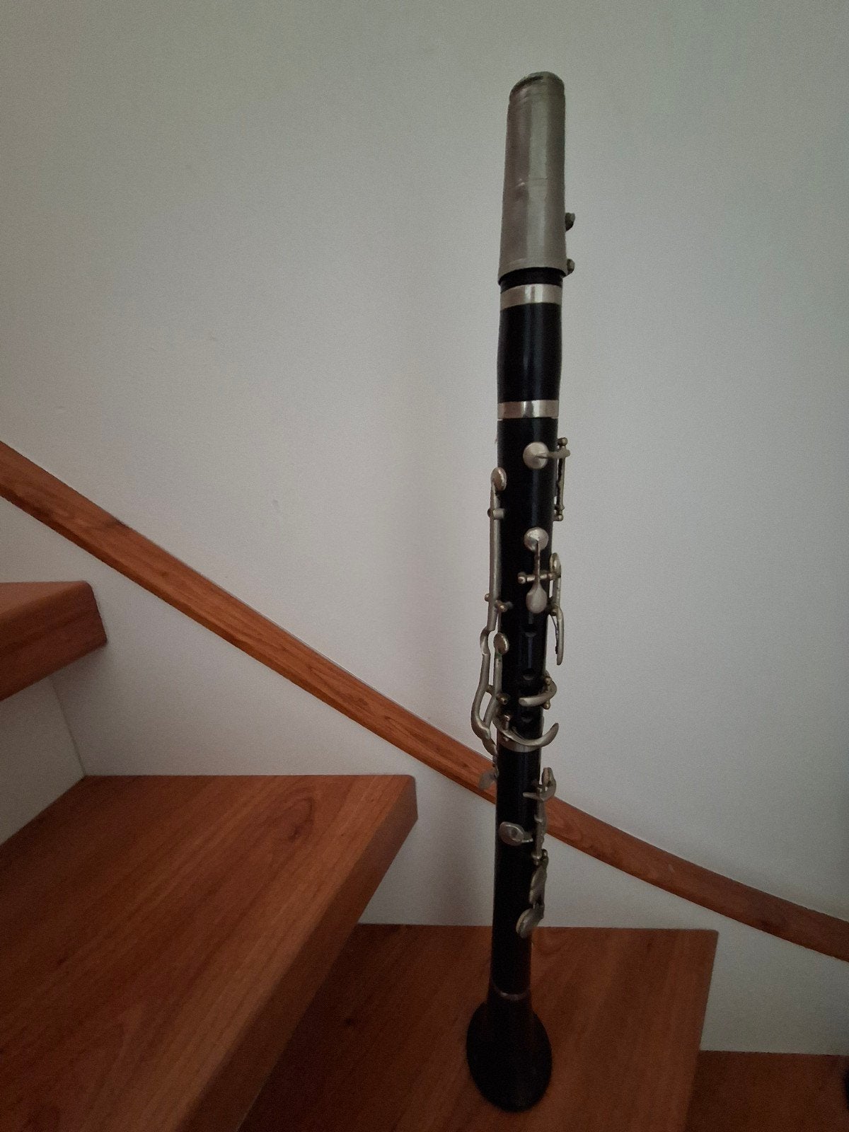 Houten klarinet Boosey en Co London, 62 cm, nr 84059, Ophalen, Gebruikt, Hout, Bes-klarinet