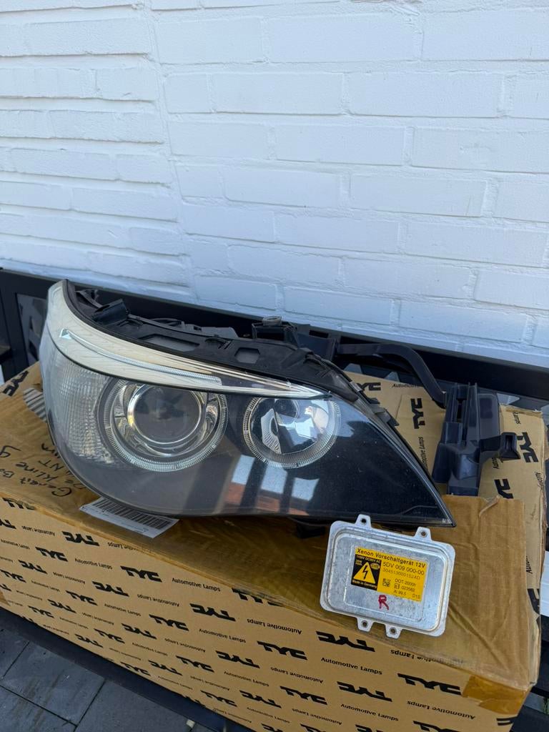 Bmw e60 koplamp, Auto-onderdelen, Verlichting, Ophalen of Verzenden, Gebruikt, BMW