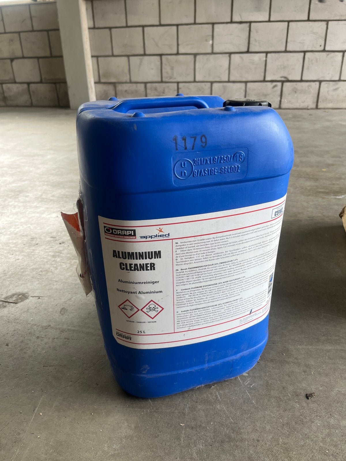 Orapi Aluminium Cleaner 25L - Professionele Reiniger, Ophalen of Verzenden, Nieuw, Minder dan 70 cm