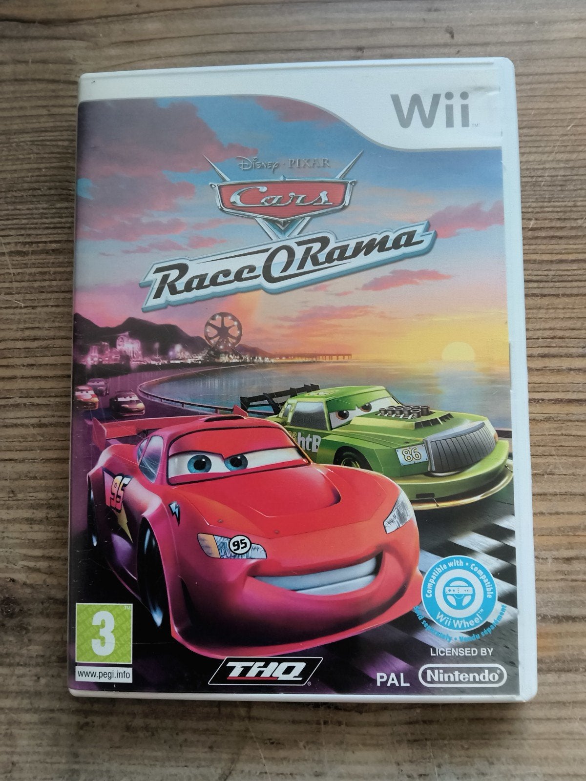 Disney Pixar Cars Race-O-Rama Wii - Zo goed als nieuw, Spelcomputers en Games, Games | Nintendo Wii, Racen en Vliegen, 2 spelers