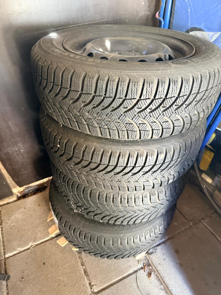 4 Michelin winterbanden 175/65 R14, Ophalen, 14 inch, Gebruikt, 175 mm