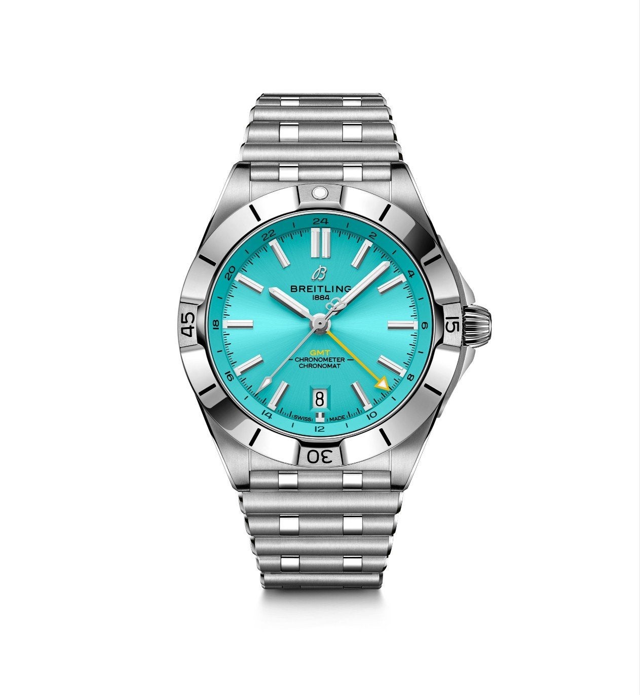 Breitling heren horloge, Ophalen of Verzenden, Nieuw, Staal, Breitling