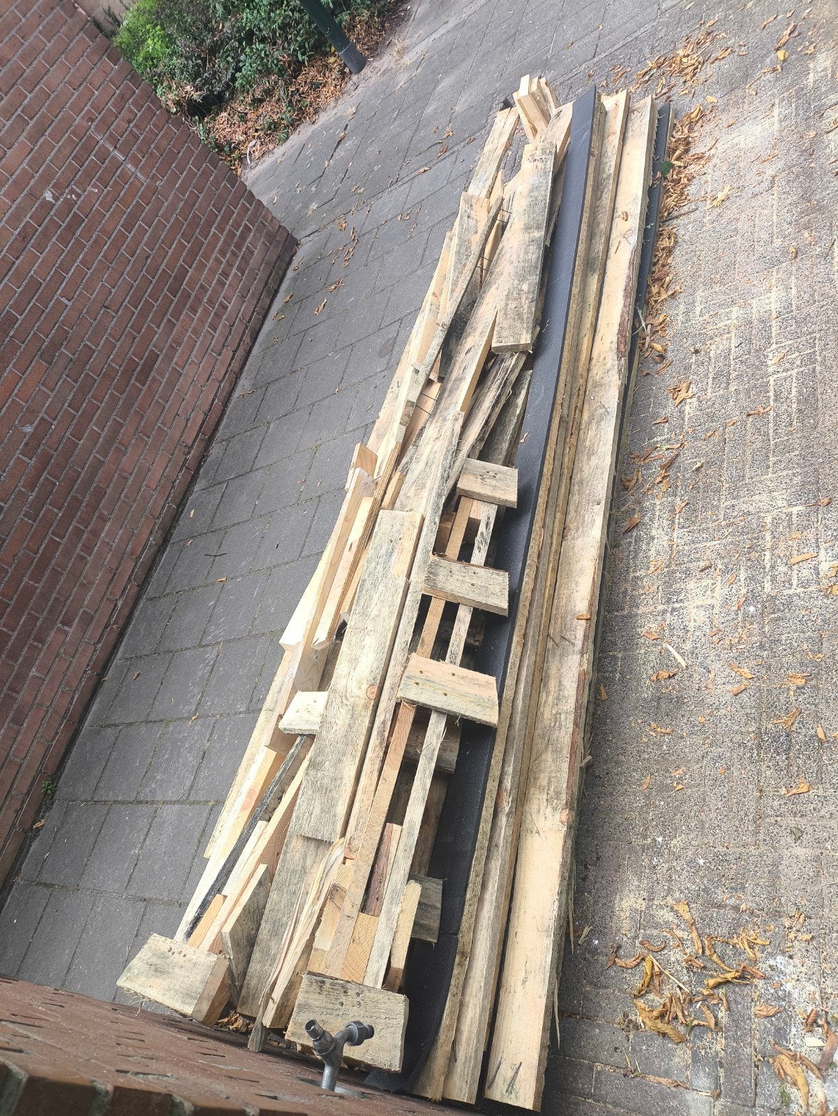 Diverse partij gebruikt hout en planken, Ophalen of Verzenden, Gebruikt, Overige houtsoorten, Plank