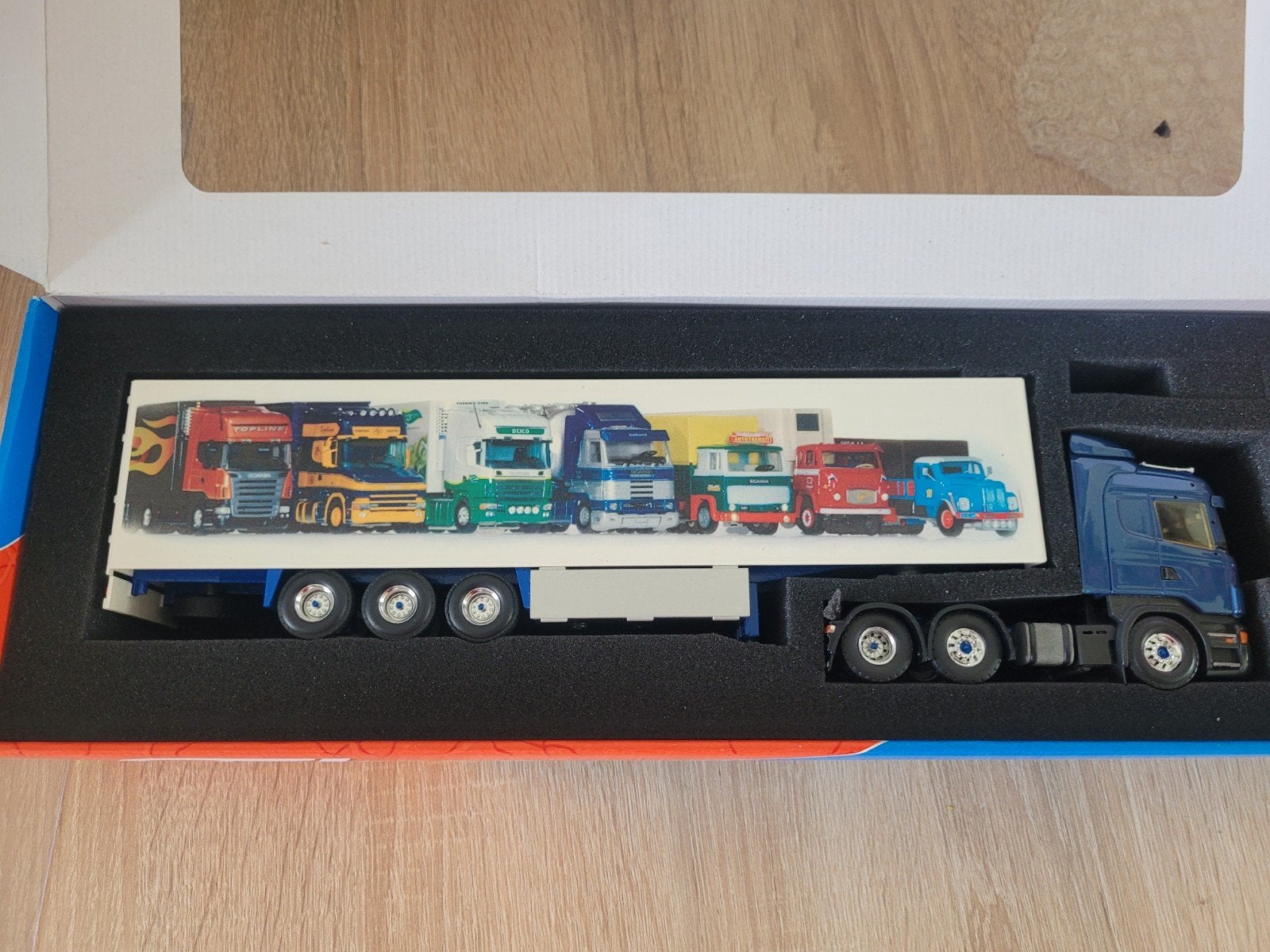 Scania met oplegger demo modelen, Tekno, Nieuw, Tekno, Bus of Vrachtwagen