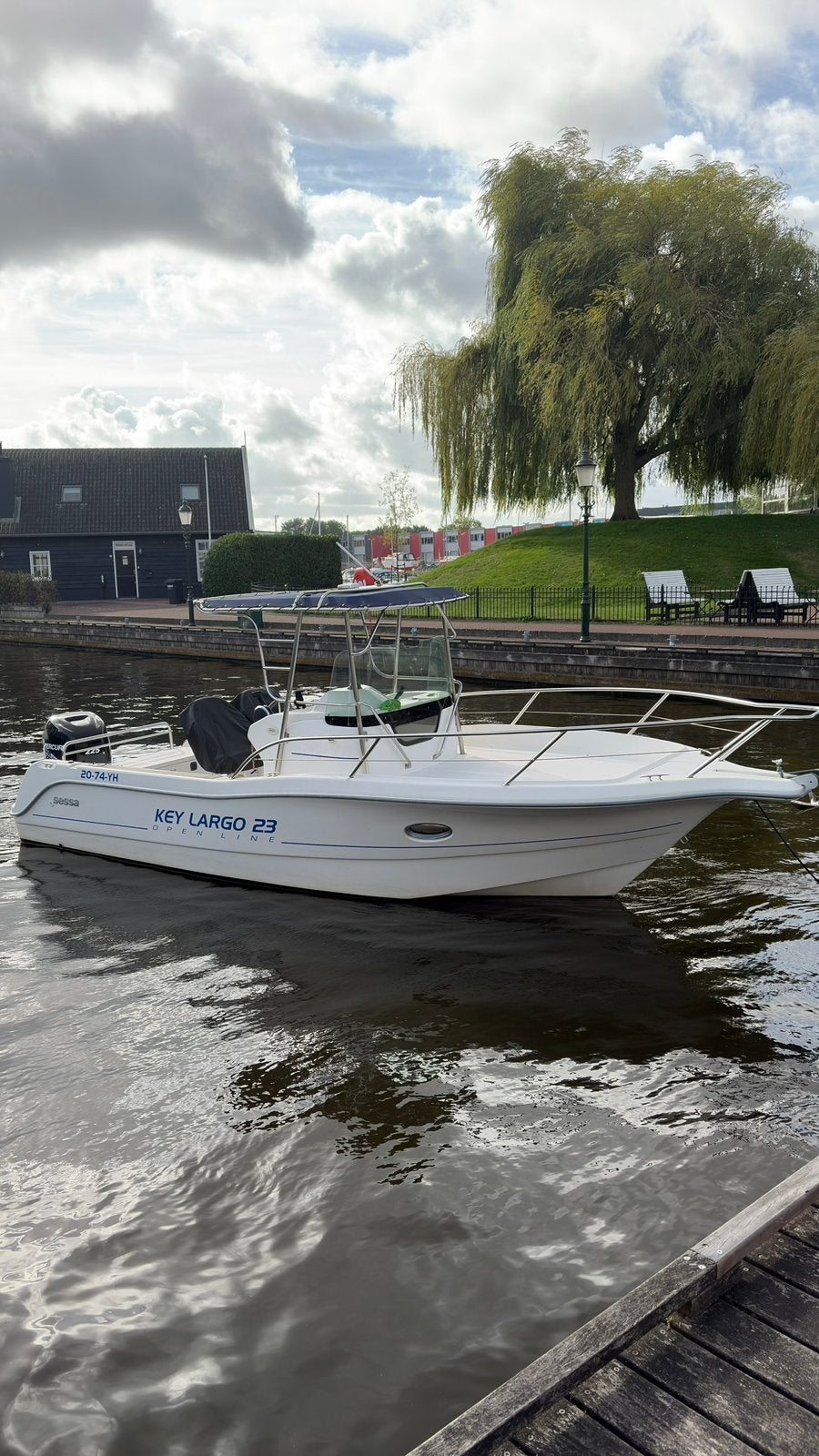 Sessa Key Largo 23 - Mercury 225 PK Saltwater 4takt, Overige merken, 70 cm, Viertaktmotor, 225 pk