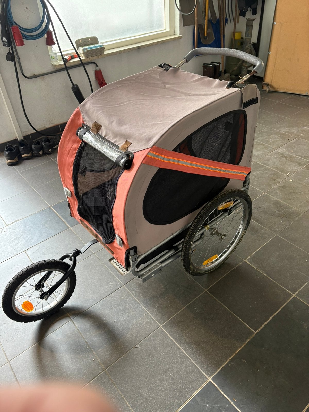 Honden fiets kar, Ophalen, Zo goed als nieuw, Hondenkar