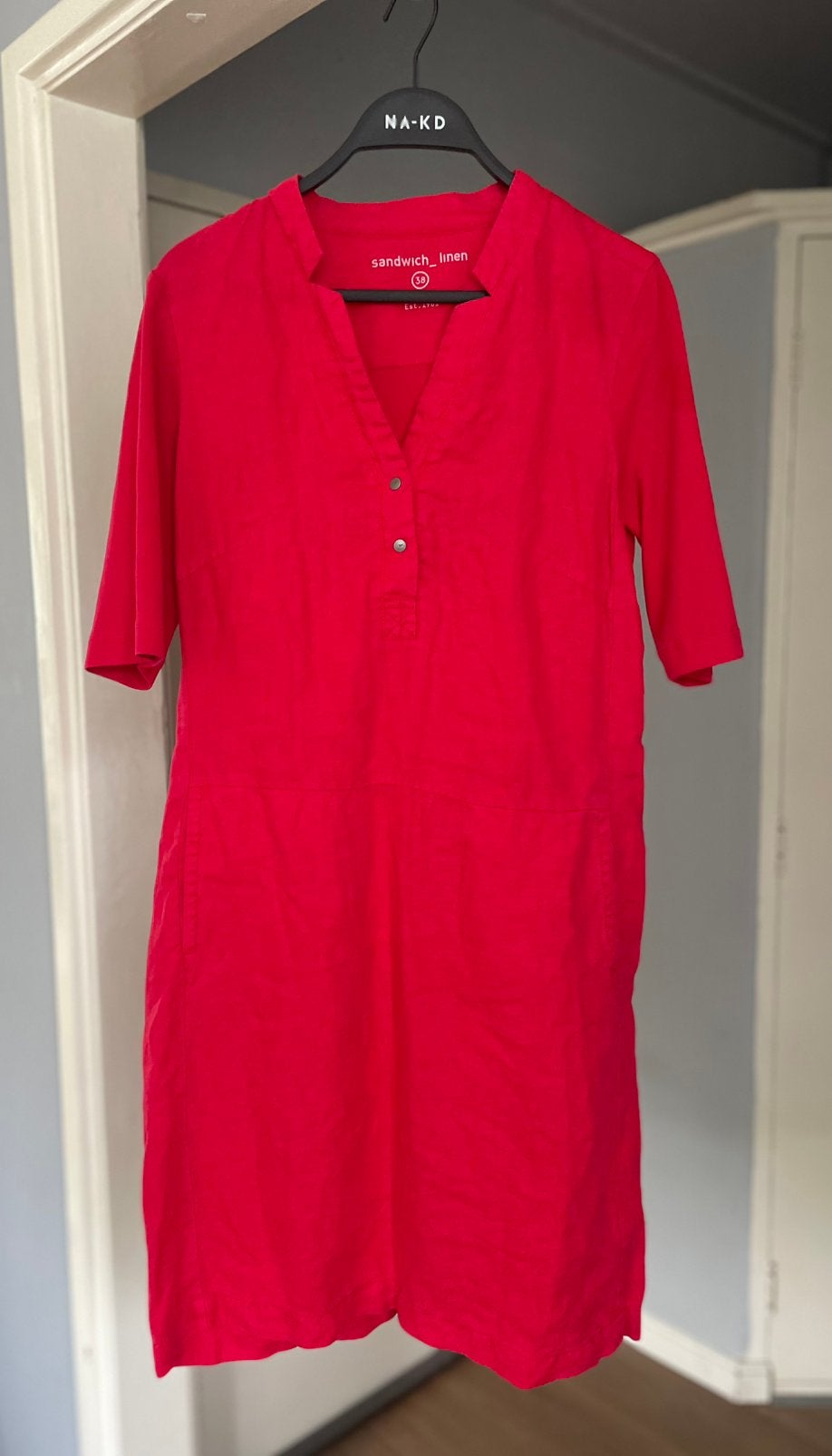 Sandwich mt 38, Ophalen of Verzenden, Gedragen, Maat 38/40 (M), Rood