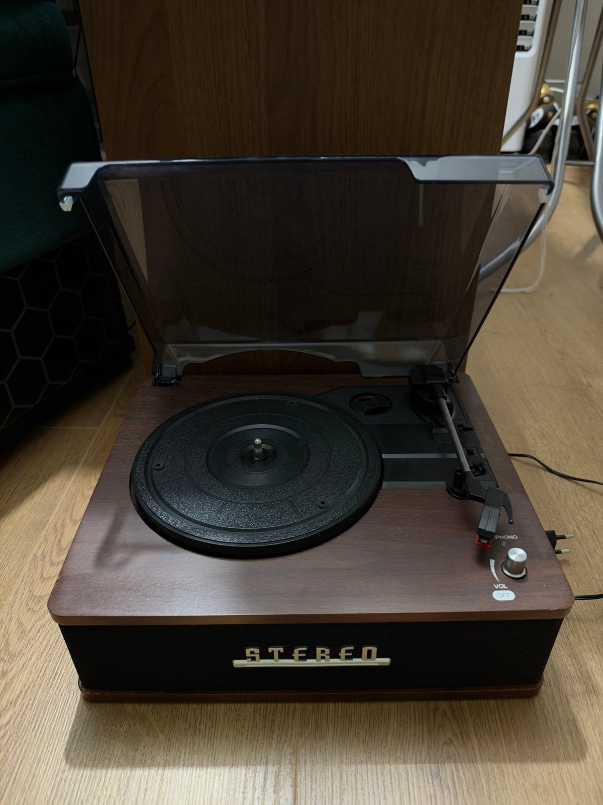 Denver Retro Platenspeler VPB-262 met Bluetooth en Speaker, Ophalen of Verzenden, Gebruikt, Platenspeler, Overige merken
