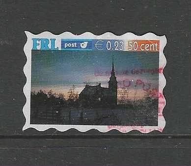 1999 frlpost nr49 stadspost - kerk bij avond 0.23-50ct, Postzegels en Munten, Postzegels | Nederland, Verzenden, Na 1940, Gestempeld