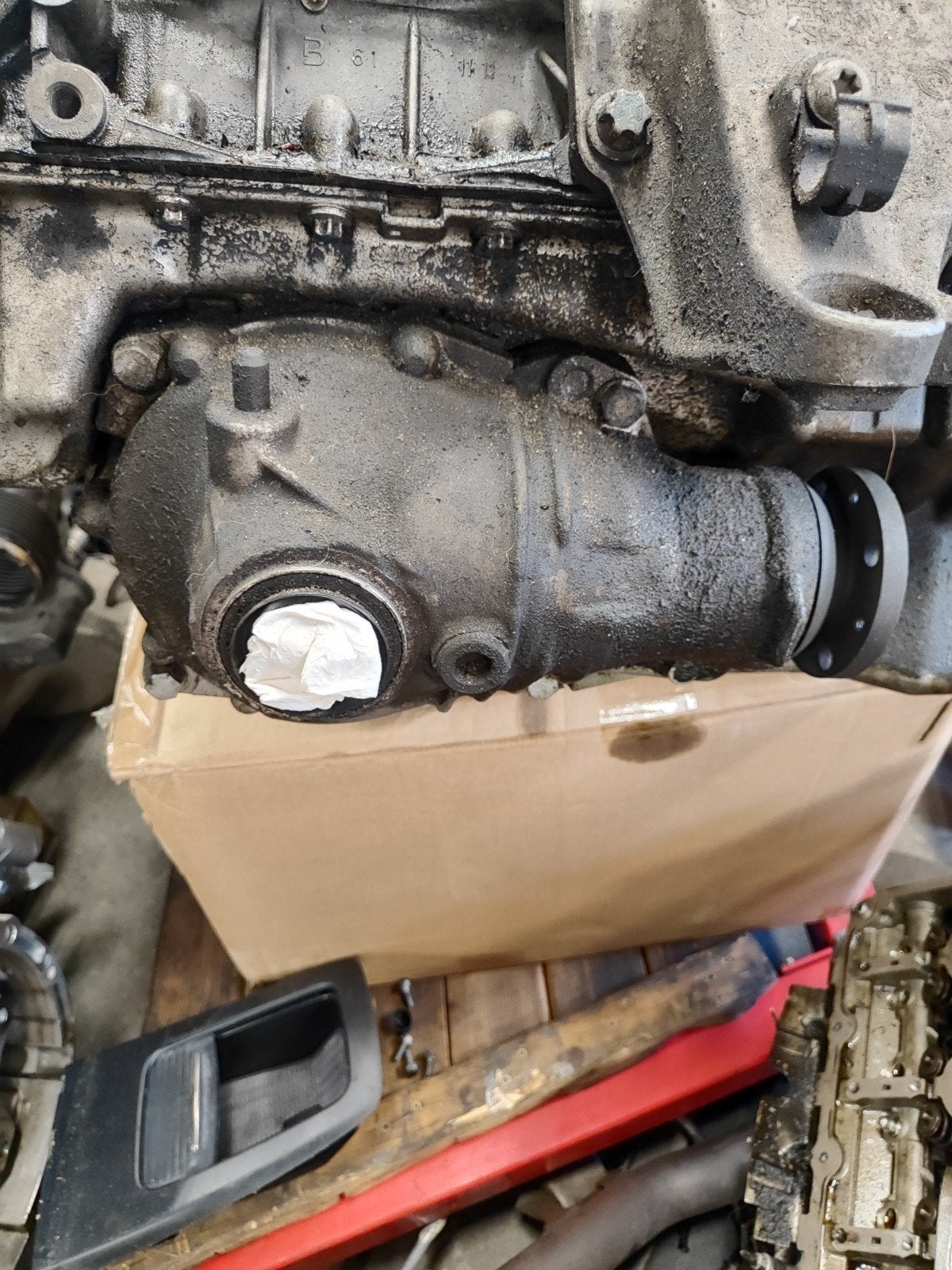 diff differentieel carterpan bmw xdrive E90 E91 325i cardan, Ophalen of Verzenden, BMW