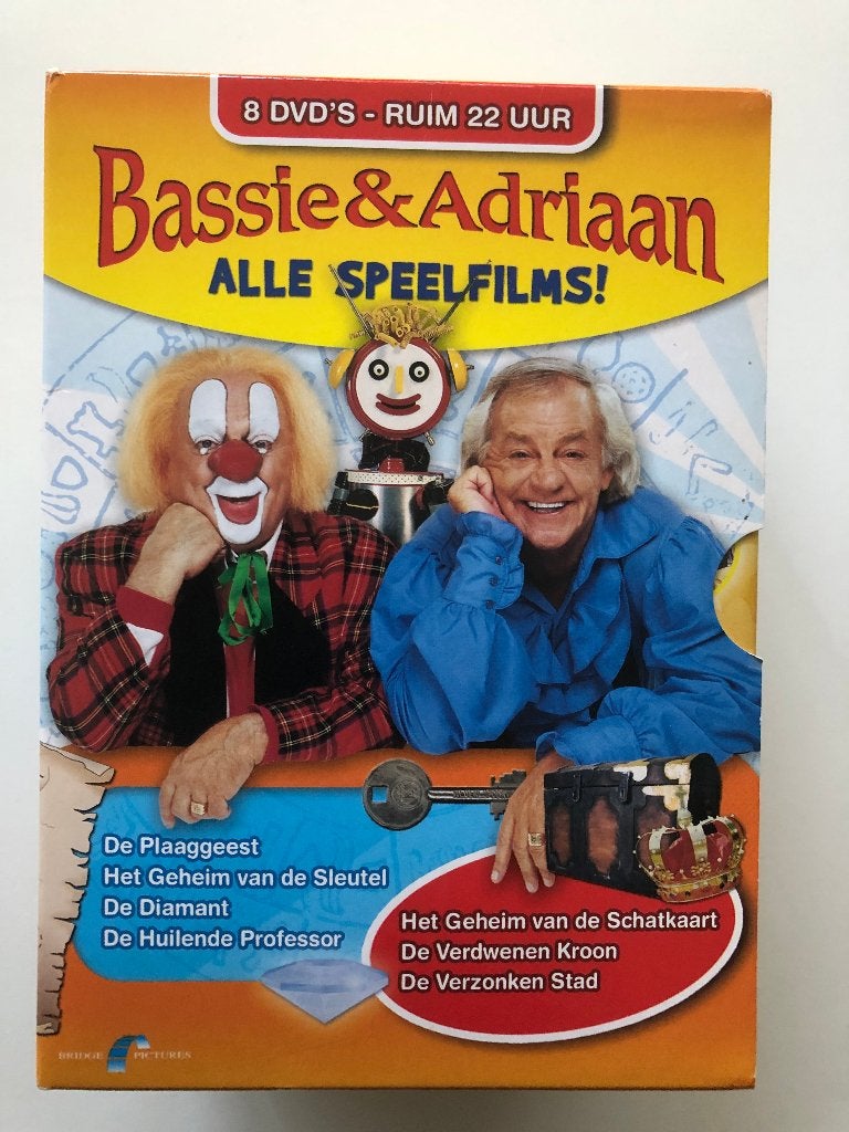 Bassie & Adriaan - Alle Speelfilms!, Avontuur, Verzenden, Alle leeftijden, Zo goed als nieuw