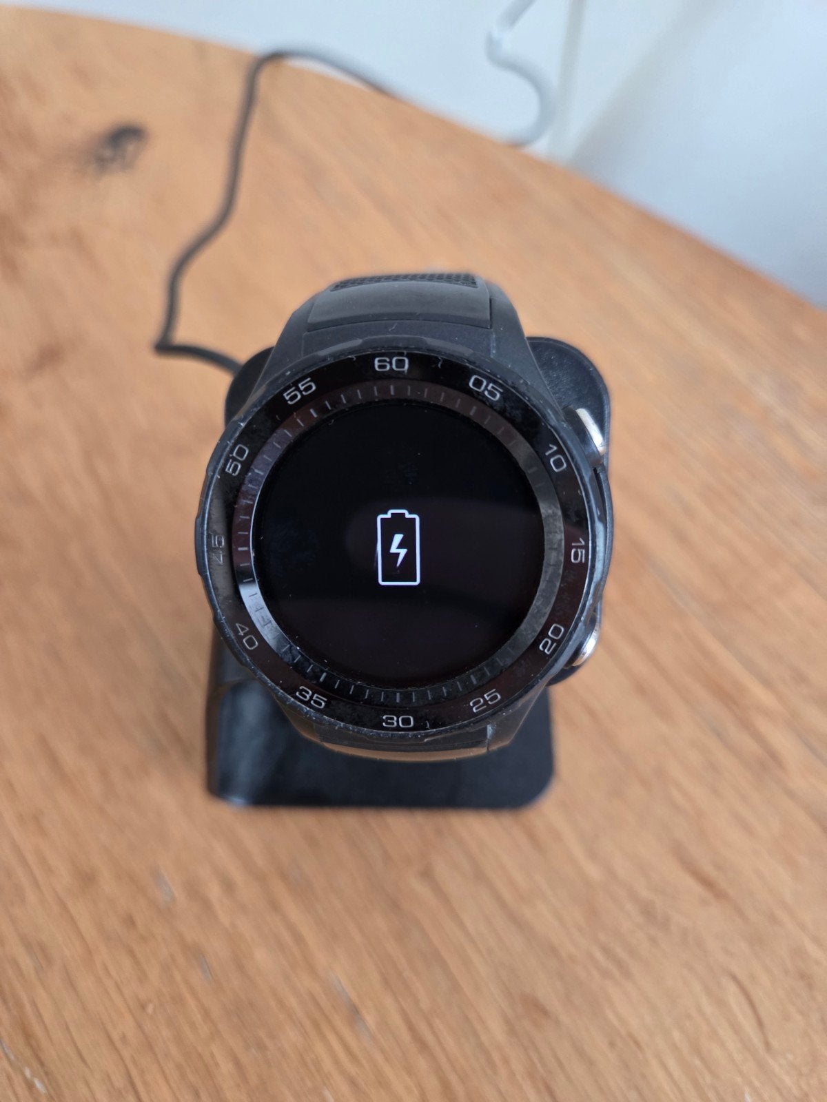 Huawei Watch 2 LTE 1GB ram, Ophalen, Gebruikt, Zwart, Waterdicht