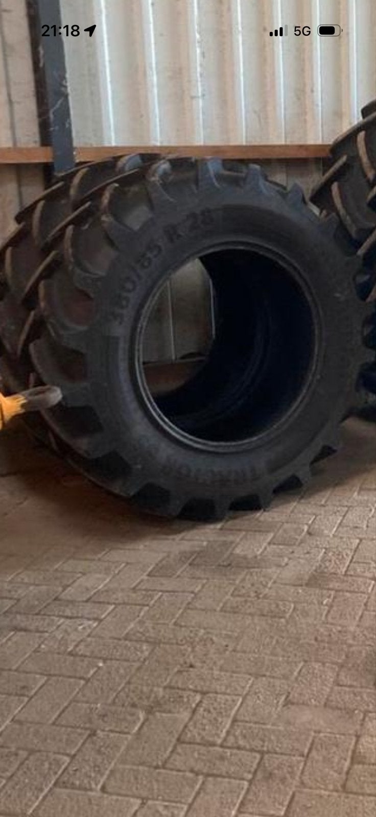 Michelin 380/85 R28 banden, Zakelijke goederen, Agrarisch | Onderdelen | Banden, Velgen en Assen, Ophalen