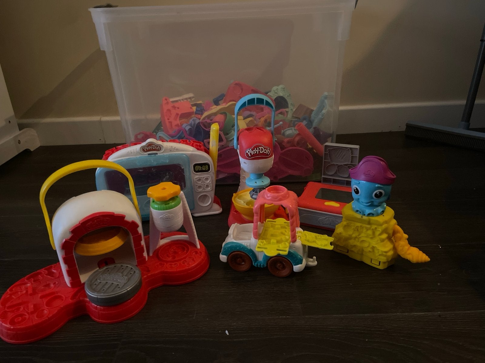 Grote Play-Doh set met oven, ijscowagen en meer!, Ophalen, Gebruikt, Jongen of Meisje