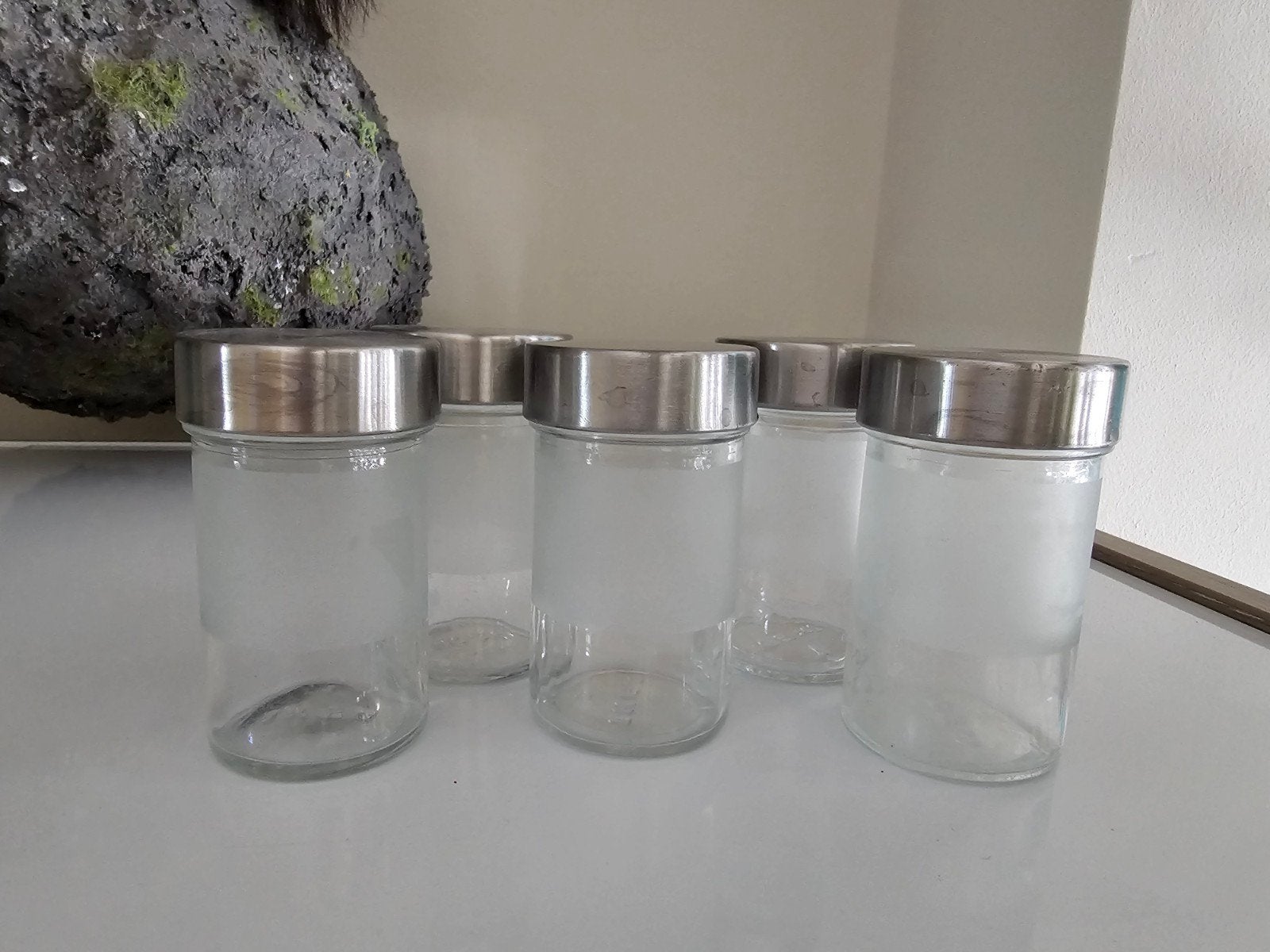 IKEA Kruidenpotjes - Set van 5 stuks, IKEA, Zilver, Ophalen of Verzenden, Voorraadpot