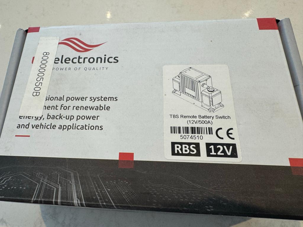 TBS Remote Battery Switch (12V/500A) - Nieuw in doos, Ophalen of Verzenden, Nieuw, Universele onderdelen