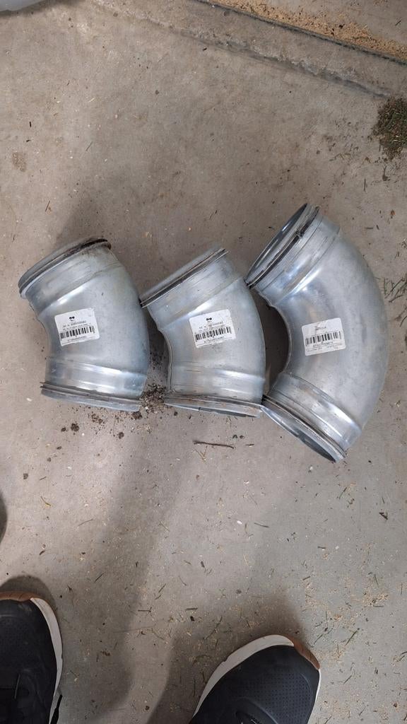 Gladde bocht 45/90 graden SBG, Ophalen of Verzenden, Pvc, Minder dan 2 meter, 80 mm of meer