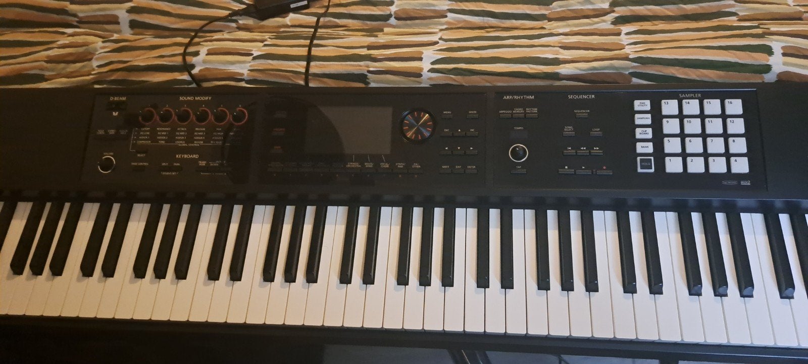 Roland Fantom-08 synthesizer, Ophalen, 88 toetsen, Roland, Zo goed als nieuw
