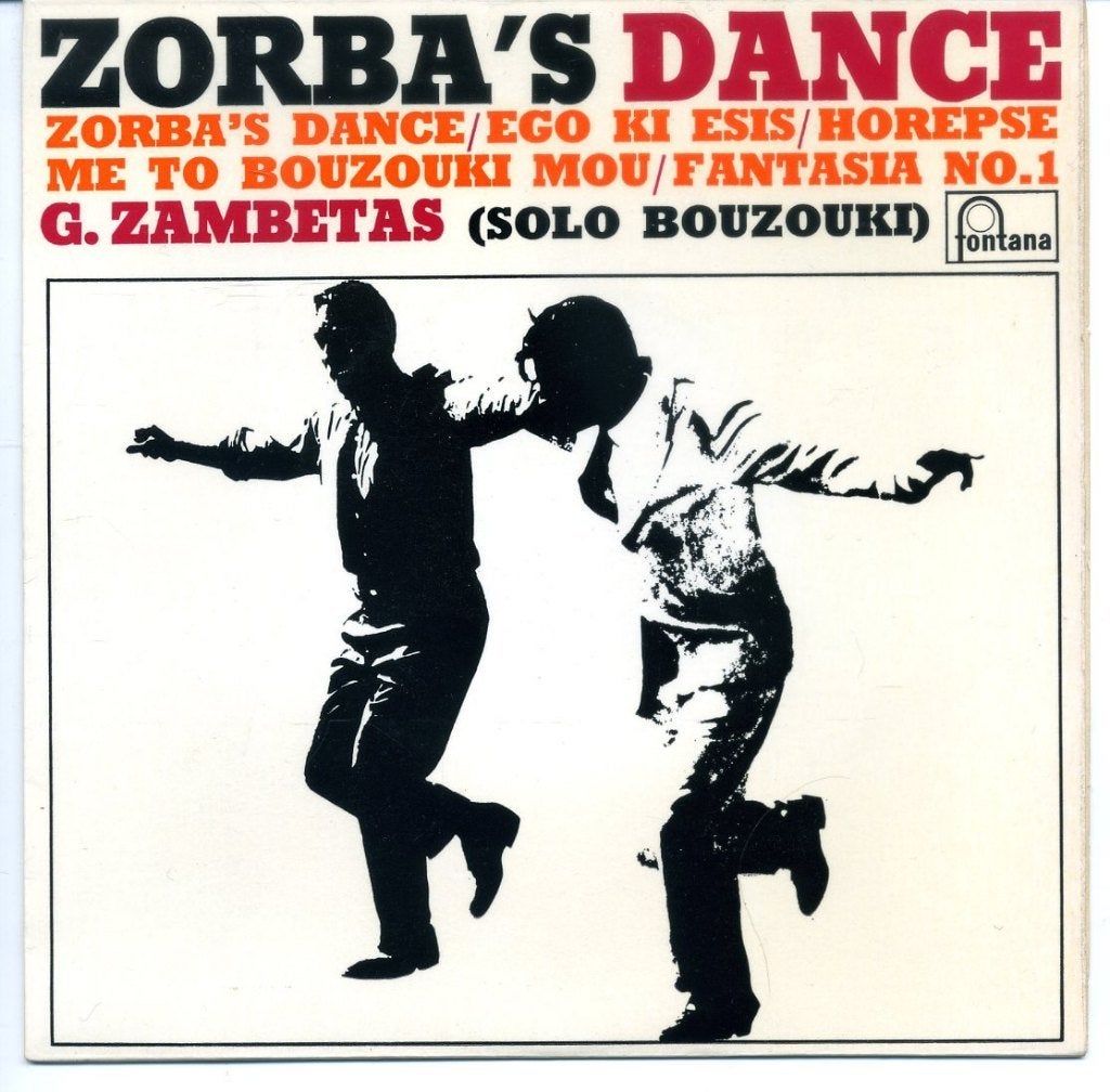 G. Zambetas Zorba's Dance 4 nrs vinyl EP single 1965 ZGAN, Cd's en Dvd's, Vinyl Singles, Wereldmuziek, 7 inch, Zo goed als nieuw