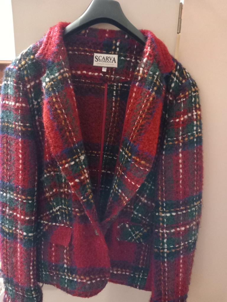 Scarva Woman geruit jasje, rood/groen/blauw, Scarva Woman, Ophalen of Verzenden, Zo goed als nieuw, Jasje