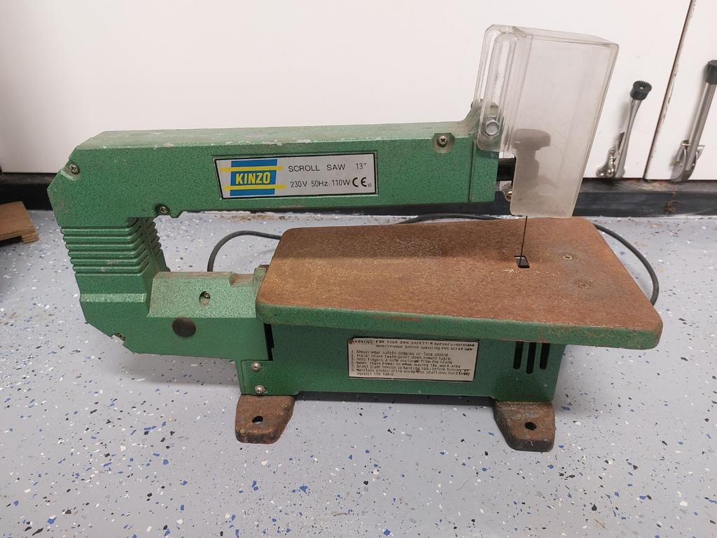 Kinzo Figuurzaag 110W - Gebruikt, Ophalen, Minder dan 30 mm, Gebruikt, Kinzo