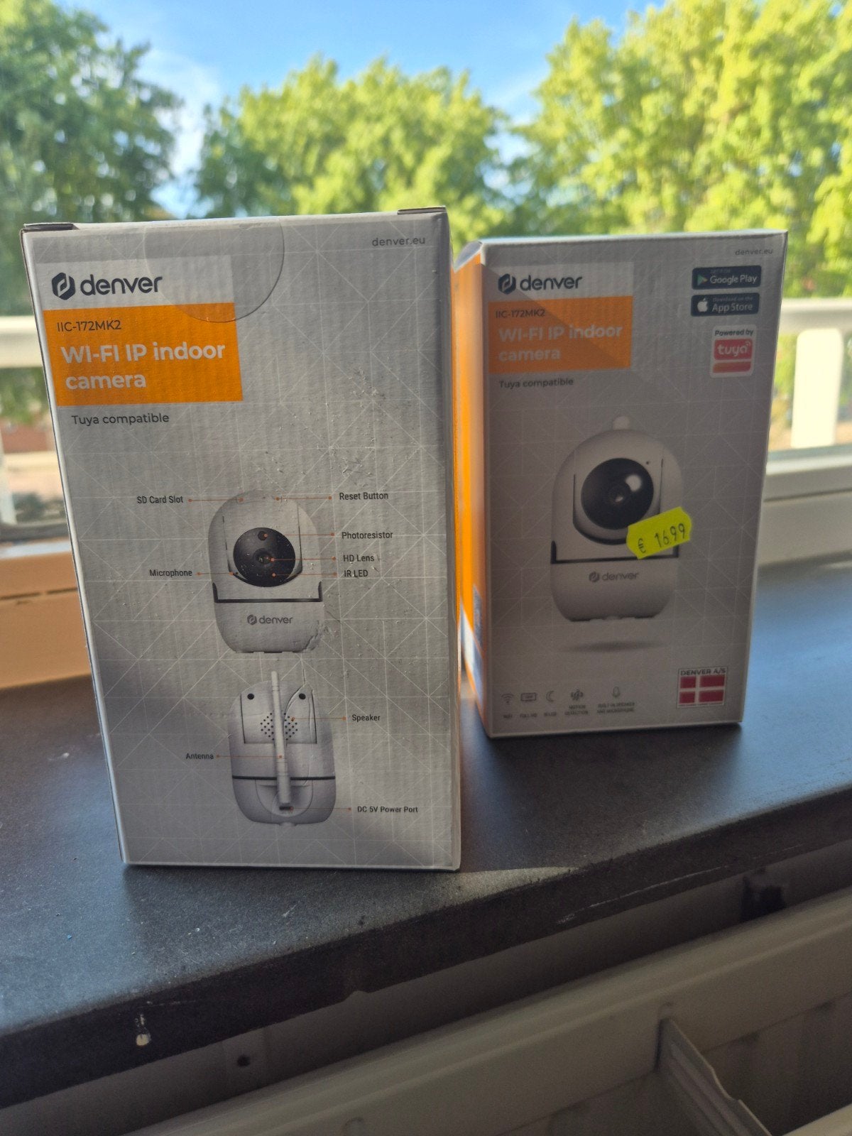 Denver IIC-172MK2 Wi-Fi IP Binnencamera - Nieuw in doos, Ophalen, Nieuw, Binnencamera