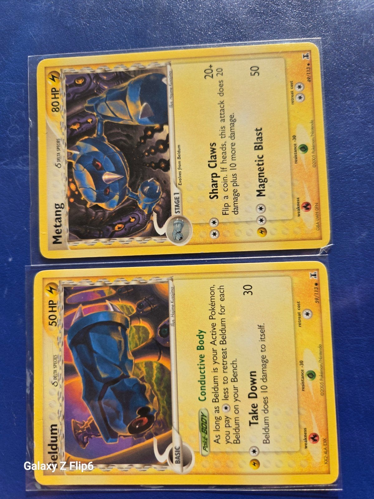 Metang en Beldum #049#059/113, Ophalen of Verzenden, Gebruikt, Meerdere kaarten