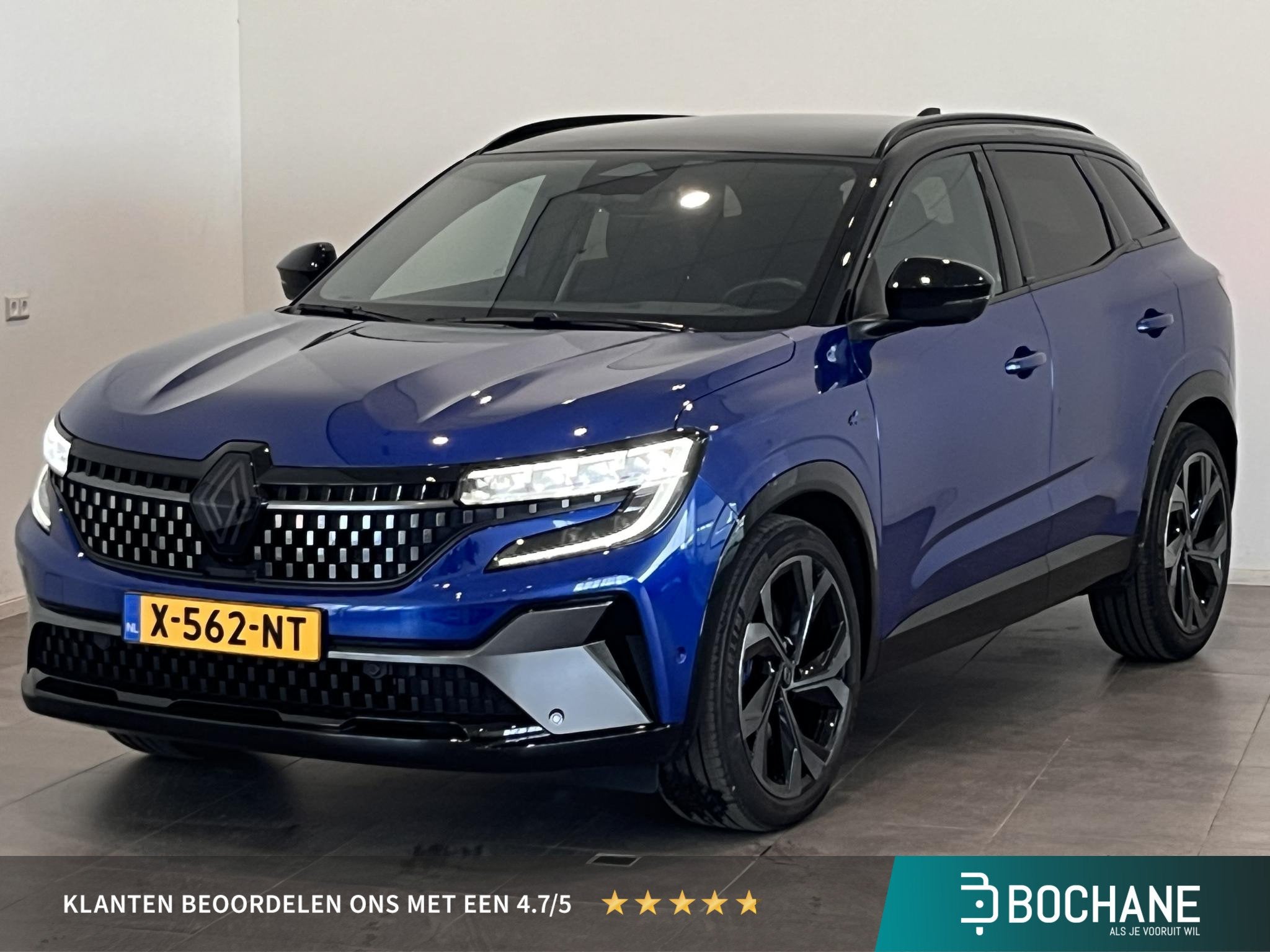 Renault Austral 1.2 E-Tech full hybrid 200 Iconic Esprit Alp, Auto's, Gebruikt, 1199 cc, Blauw, Origineel Nederlands