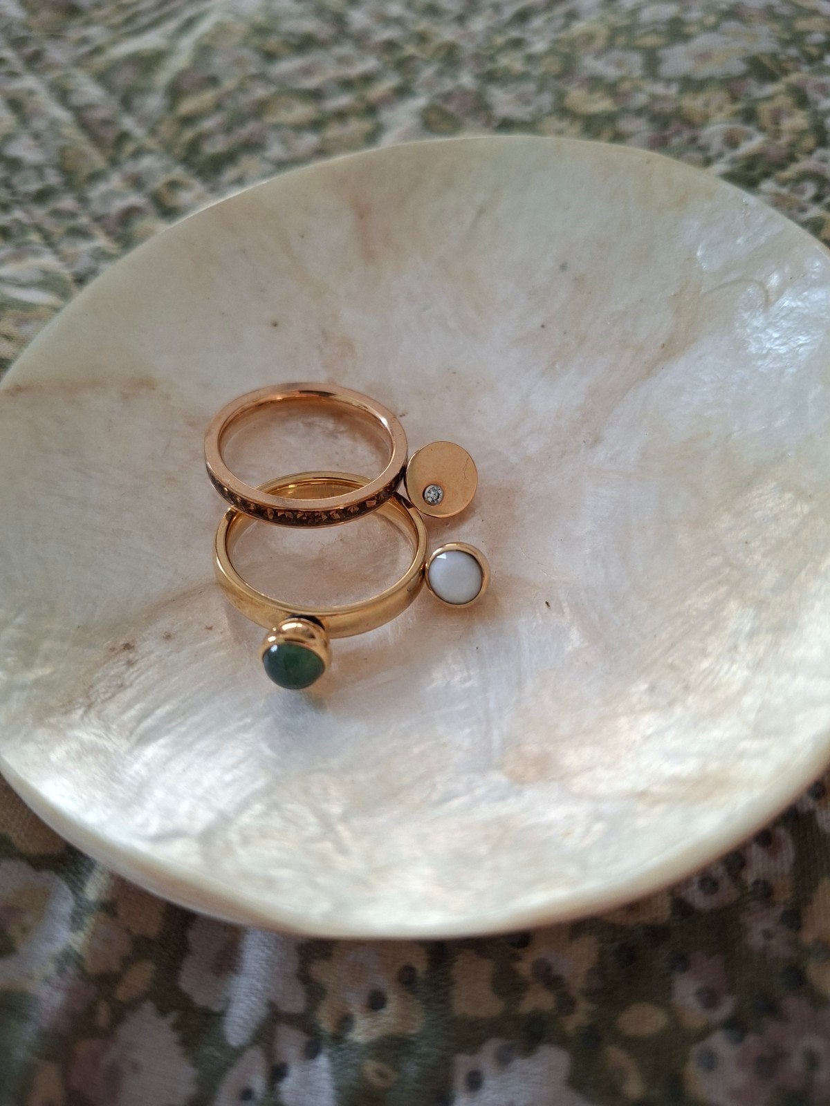 Melano ringen maat 20, Sieraden, Tassen en Uiterlijk, Ringen, Overige materialen, 20 of groter, Met edelsteen, Ophalen of Verzenden