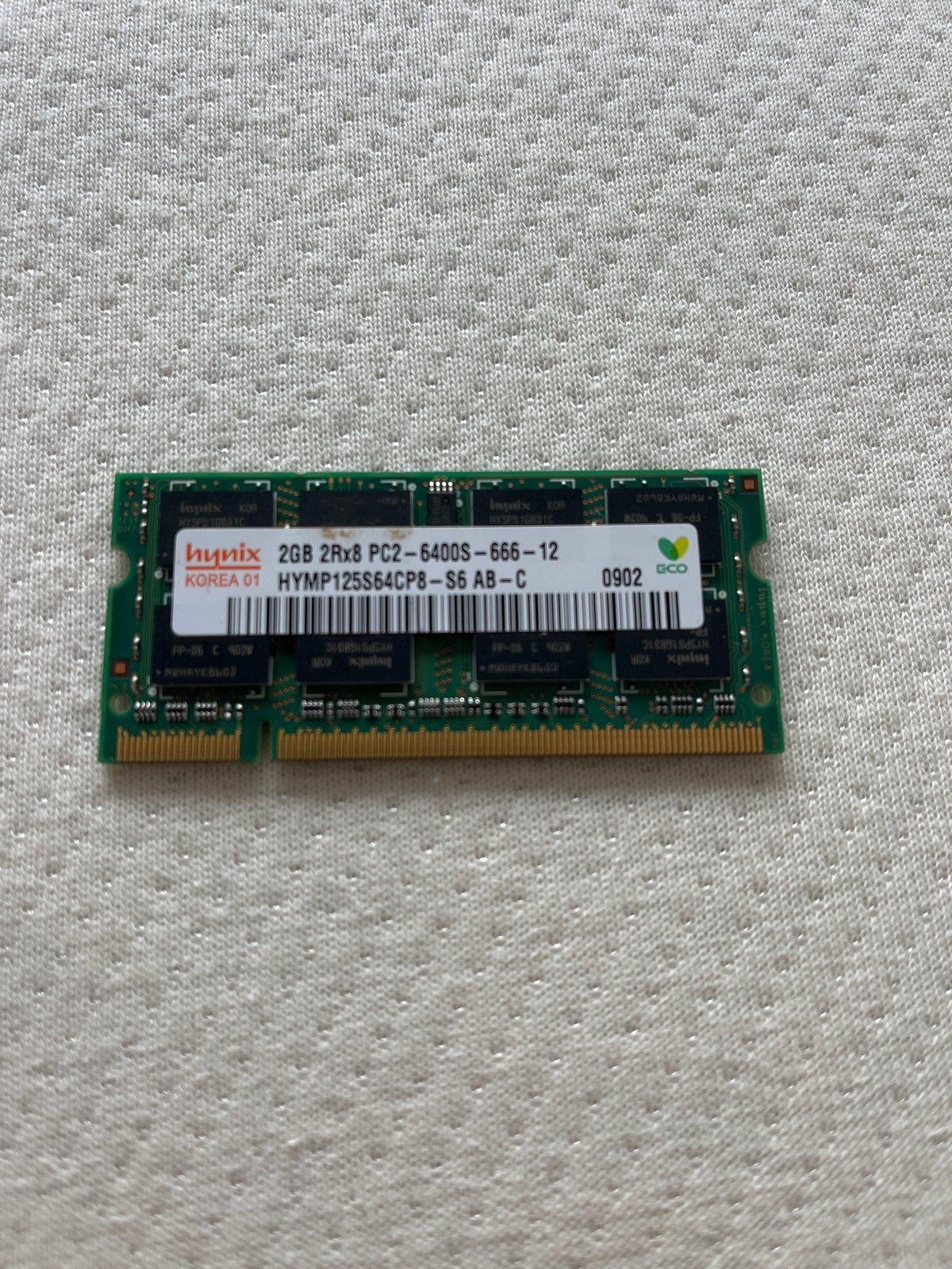 Hynix 2GB DDR2 RAM PC2-6400S Laptop Geheugen, Gebruikt, Verzenden, DDR2, 2 GB