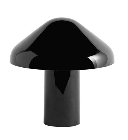 Pao draagbare tafellamp, zacht zwart, Antiek en Kunst, Zwart, Handgemaakt, Lamp, Kunststof