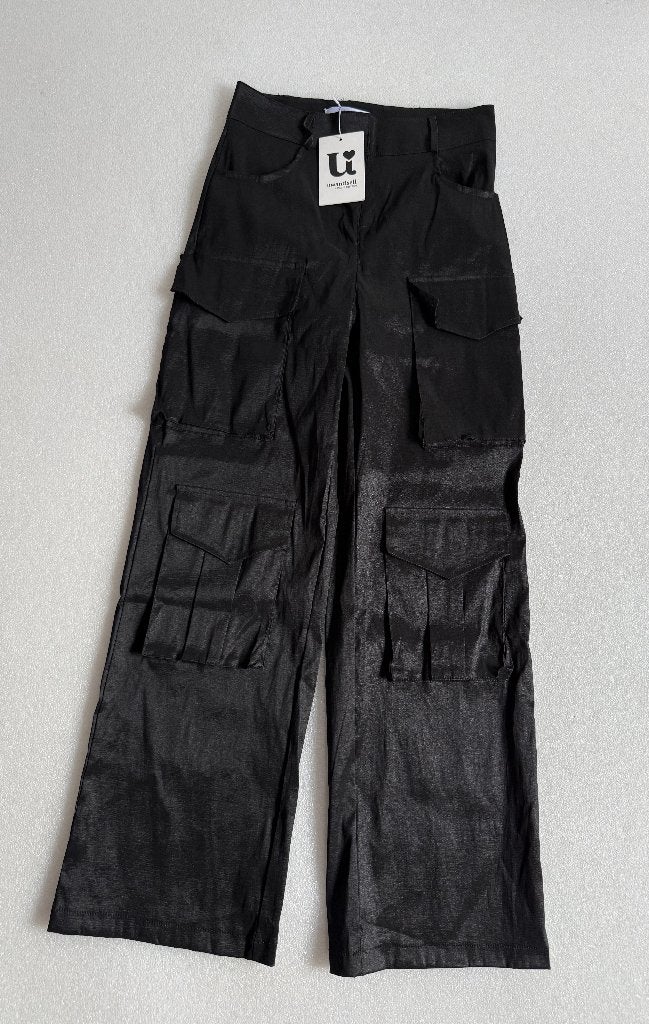 nieuwe Uwantisell wijde pijpen broek maat S, Uwantisell, Zwart, Nieuw, Ophalen of Verzenden